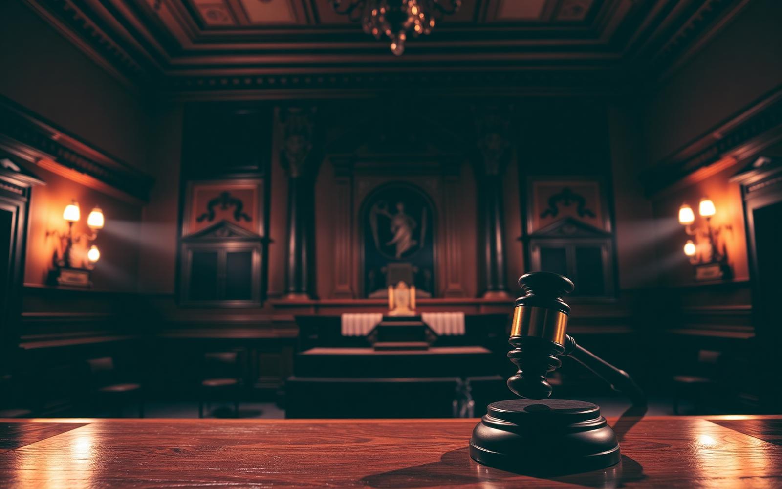 Spanish courtroom